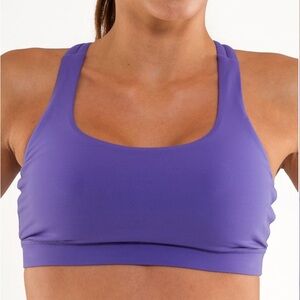 Lululemon Energy Bra - Medium support B-D cup. Color: charged indigo